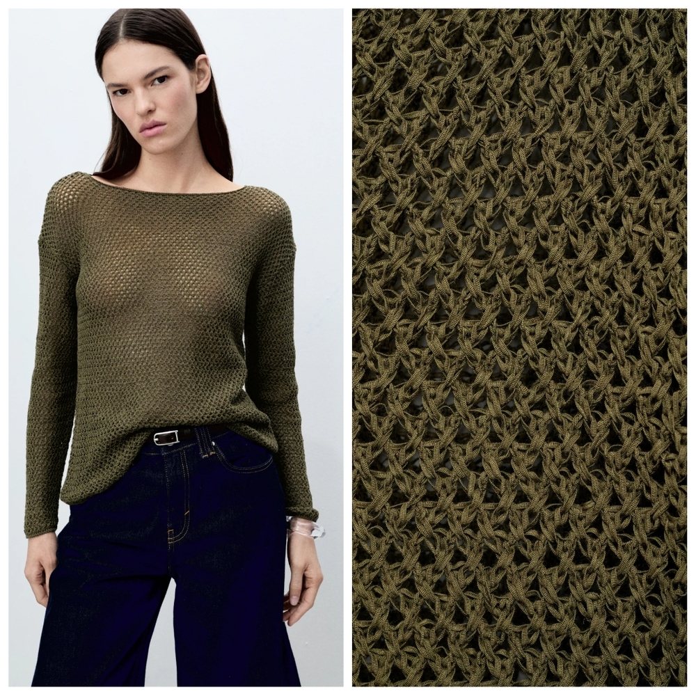MANGO Openwork Sweater